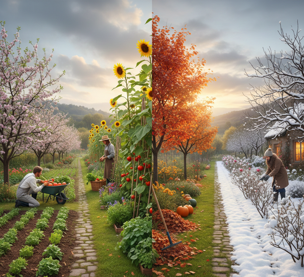 Sesongbasert hagearbeid